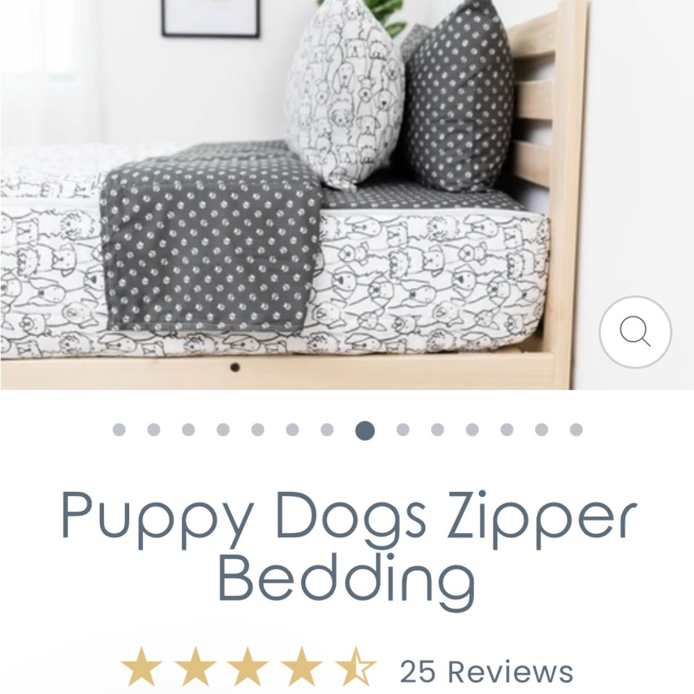 Authentic Beddy’s Toddler Crib Zip Up Bedding. Bought New & Never Used!